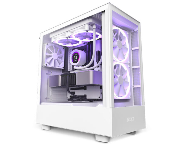 NZXT H5 Elite Gaming kućište belo (CC-H51EW-01) - Image 2