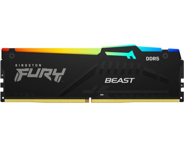 KINGSTON DIMM DDR5 32GB 5200MT/s KF552C40BBA-32 Fury Beast RGB Black XMP - Image 2