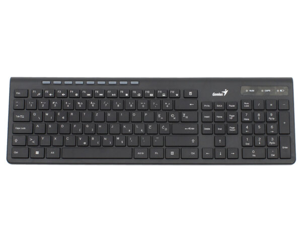 GENIUS SlimStar 7230 USB YU wireless crna tastatura - Image 2