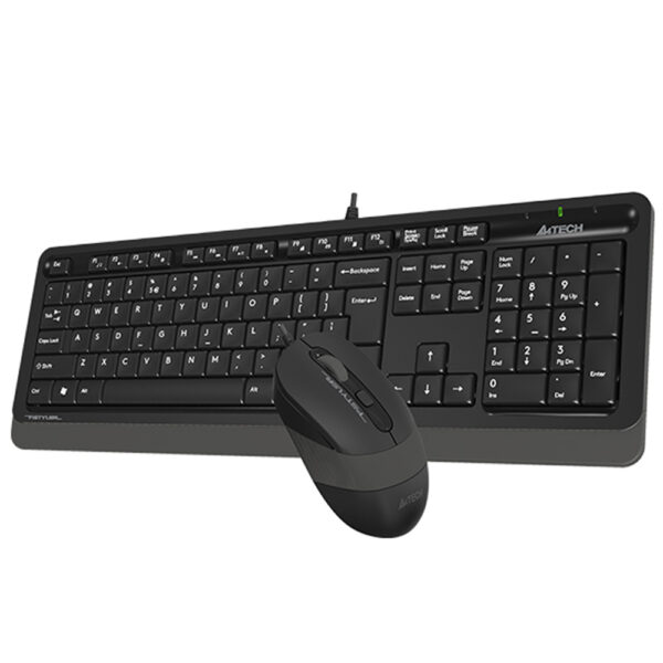 A4 TECH F1010 FSTYLER USB YU siva tastatura + USB sivi miš