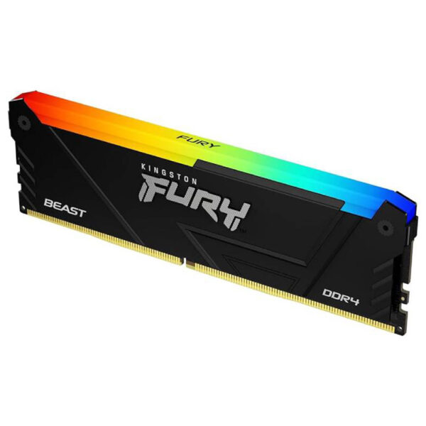 KINGSTON DIMM DDR4 16GB 3200MT/s KF432C16BB12A/16 FURY Beast RGB Black