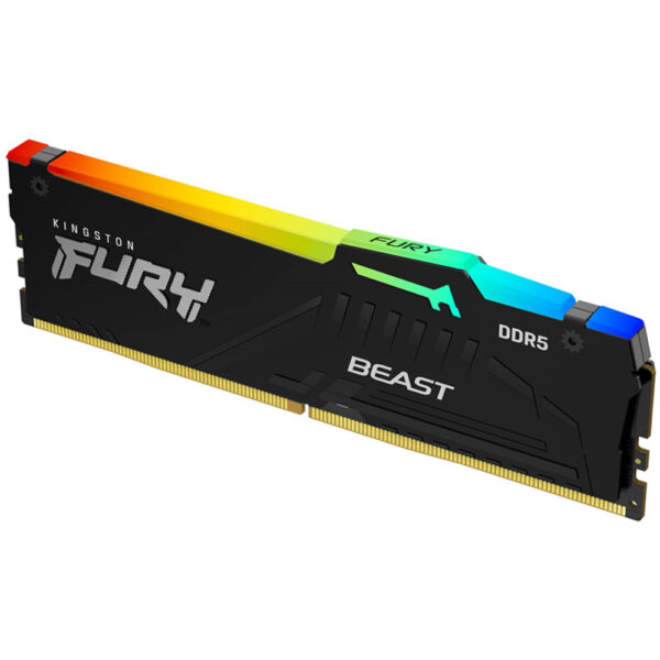 KINGSTON DIMM DDR5 16GB 5600MT/s KF556C36BBEA-16 Fury Beast RGB EXPO