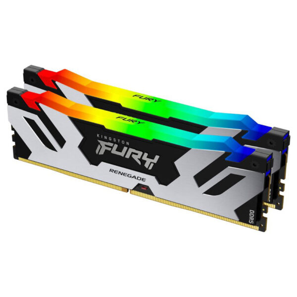 KINGSTON DIMM DDR5 32GB (2x16GB kit) 7600MT/s KF576C38RSAK2-32 FURY Renegade Silver RGB XMP