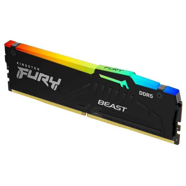 KINGSTON DIMM DDR5 8GB 5200MT/s KF552C40BBA-8 Fury Beast RGB black