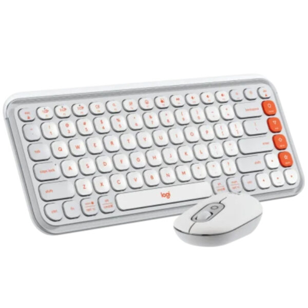 LOGITECH POP Icon Combo US tastatura bela