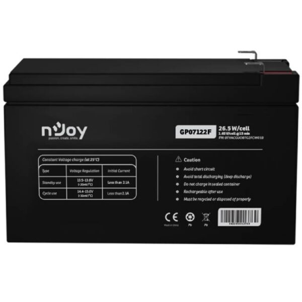 NJOY GP07122F baterija za UPS 12V 7Ah (BTVACGUOBTG2FCW01B)