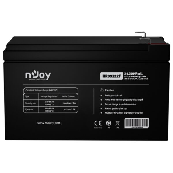 NJOY HR09122F baterija za UPS 12V 38.31W/cell (BTVACIUOCTD2FBT01B)