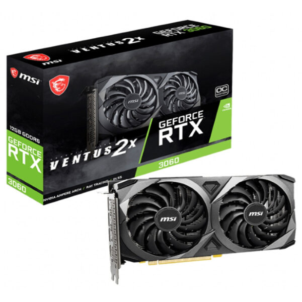 MSI nVidia GeForce RTX 3060 12GB 192bit RTX 3060 VENTUS 2X 12G OC LHR grafička karta