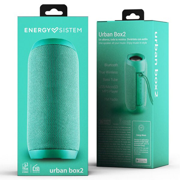 ENERGY SISTEM Urban Box 2 Jade portable zvučnik zeleni (M44933)