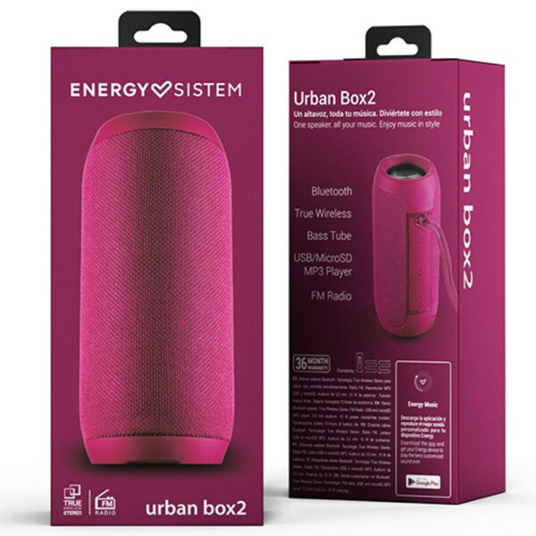 ENERGY SISTEM Urban Box 2 Magenta portable zvučnik roze (M44934)